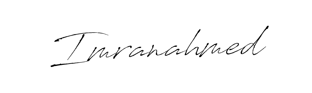 Create a beautiful signature design for name Imranahmed. With this signature (Antro_Vectra) fonts, you can make a handwritten signature for free. Imranahmed signature style 6 images and pictures png