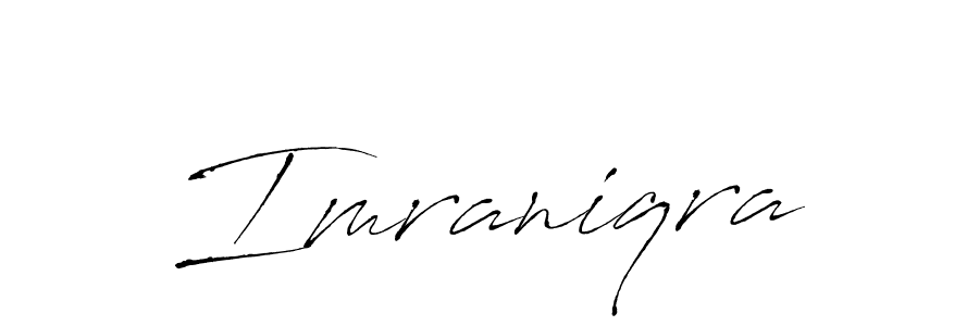 You should practise on your own different ways (Antro_Vectra) to write your name (Imraniqra) in signature. don't let someone else do it for you. Imraniqra signature style 6 images and pictures png