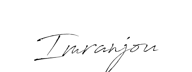 The best way (Antro_Vectra) to make a short signature is to pick only two or three words in your name. The name Imranjou include a total of six letters. For converting this name. Imranjou signature style 6 images and pictures png