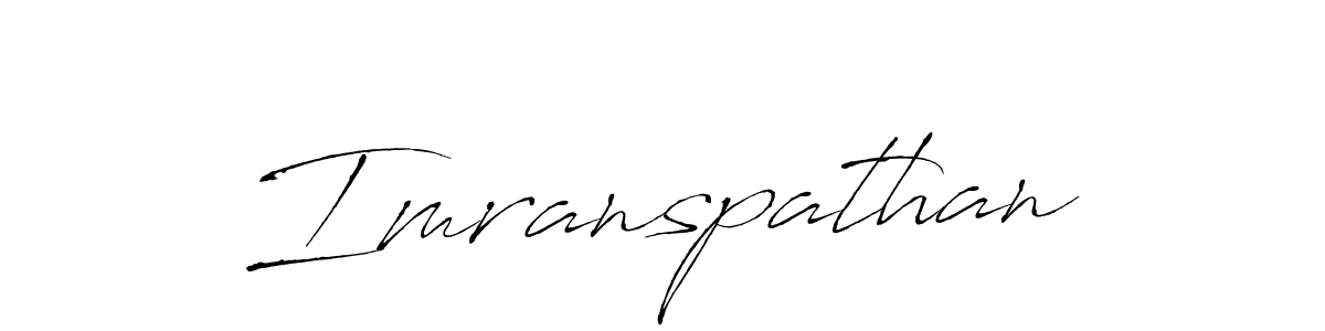 Antro_Vectra is a professional signature style that is perfect for those who want to add a touch of class to their signature. It is also a great choice for those who want to make their signature more unique. Get Imranspathan name to fancy signature for free. Imranspathan signature style 6 images and pictures png