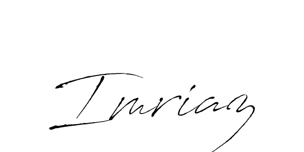 Imriaz stylish signature style. Best Handwritten Sign (Antro_Vectra) for my name. Handwritten Signature Collection Ideas for my name Imriaz. Imriaz signature style 6 images and pictures png