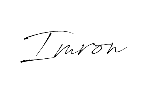 Make a beautiful signature design for name Imron. Use this online signature maker to create a handwritten signature for free. Imron signature style 6 images and pictures png