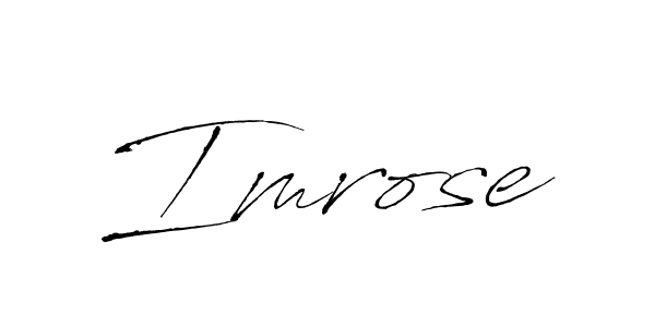 Best and Professional Signature Style for Imrose. Antro_Vectra Best Signature Style Collection. Imrose signature style 6 images and pictures png