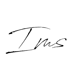 Use a signature maker to create a handwritten signature online. With this signature software, you can design (Antro_Vectra) your own signature for name Ims. Ims signature style 6 images and pictures png