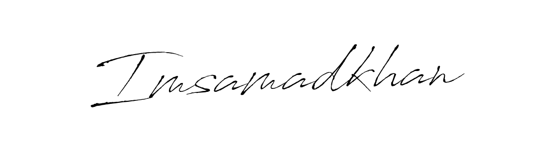 Make a beautiful signature design for name Imsamadkhan. Use this online signature maker to create a handwritten signature for free. Imsamadkhan signature style 6 images and pictures png