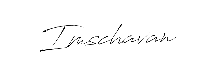 Create a beautiful signature design for name Imschavan. With this signature (Antro_Vectra) fonts, you can make a handwritten signature for free. Imschavan signature style 6 images and pictures png