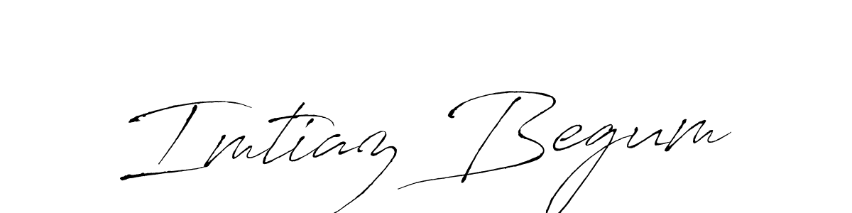 How to make Imtiaz Begum signature? Antro_Vectra is a professional autograph style. Create handwritten signature for Imtiaz Begum name. Imtiaz Begum signature style 6 images and pictures png