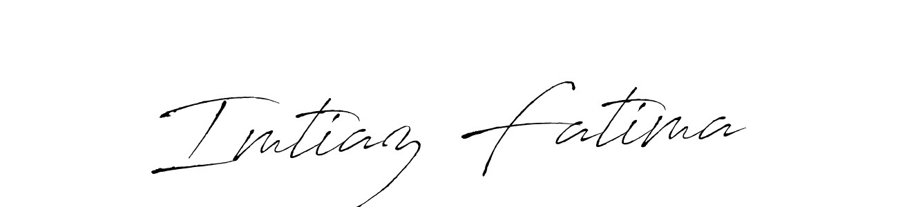 Create a beautiful signature design for name Imtiaz Fatima. With this signature (Antro_Vectra) fonts, you can make a handwritten signature for free. Imtiaz Fatima signature style 6 images and pictures png