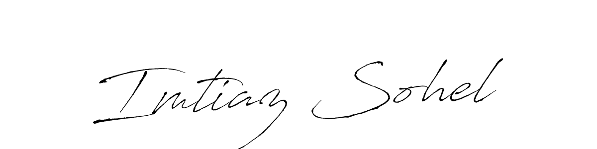 How to make Imtiaz Sohel signature? Antro_Vectra is a professional autograph style. Create handwritten signature for Imtiaz Sohel name. Imtiaz Sohel signature style 6 images and pictures png