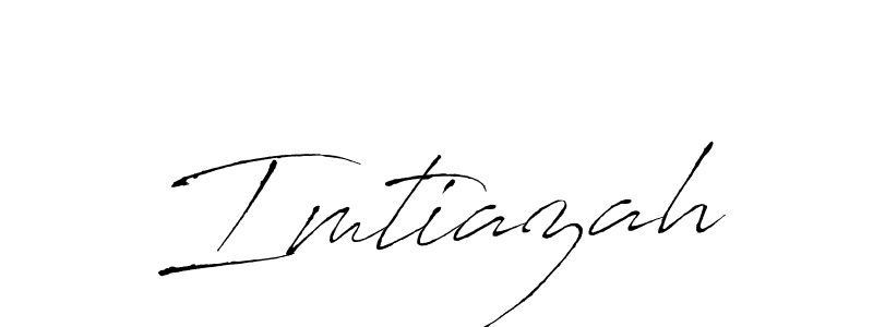 How to make Imtiazah signature? Antro_Vectra is a professional autograph style. Create handwritten signature for Imtiazah name. Imtiazah signature style 6 images and pictures png