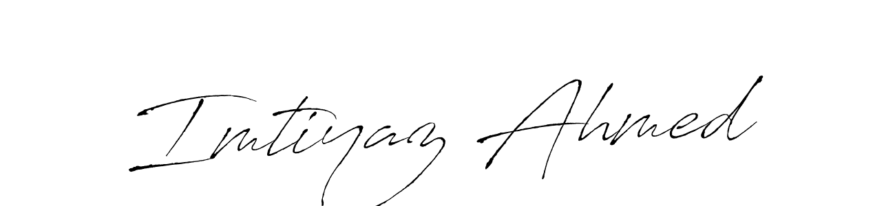 Antro_Vectra is a professional signature style that is perfect for those who want to add a touch of class to their signature. It is also a great choice for those who want to make their signature more unique. Get Imtiyaz Ahmed name to fancy signature for free. Imtiyaz Ahmed signature style 6 images and pictures png
