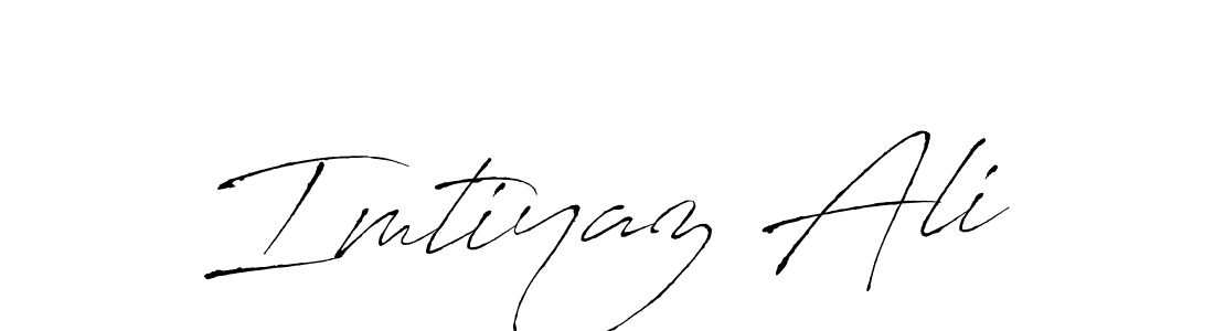 Make a beautiful signature design for name Imtiyaz Ali. With this signature (Antro_Vectra) style, you can create a handwritten signature for free. Imtiyaz Ali signature style 6 images and pictures png