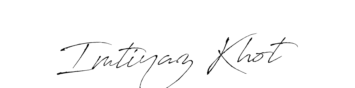 Also You can easily find your signature by using the search form. We will create Imtiyaz Khot name handwritten signature images for you free of cost using Antro_Vectra sign style. Imtiyaz Khot signature style 6 images and pictures png