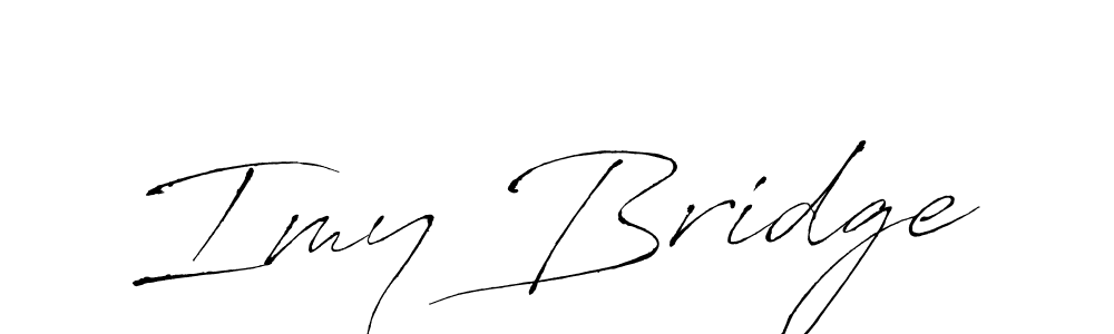 Also You can easily find your signature by using the search form. We will create Imy Bridge name handwritten signature images for you free of cost using Antro_Vectra sign style. Imy Bridge signature style 6 images and pictures png