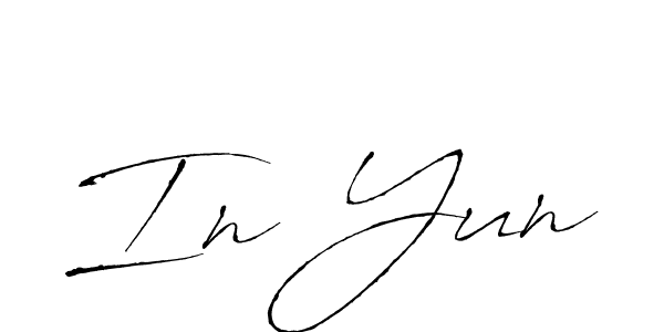 How to make In Yun signature? Antro_Vectra is a professional autograph style. Create handwritten signature for In Yun name. In Yun signature style 6 images and pictures png