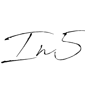Once you've used our free online signature maker to create your best signature Antro_Vectra style, it's time to enjoy all of the benefits that In5 name signing documents. In5 signature style 6 images and pictures png