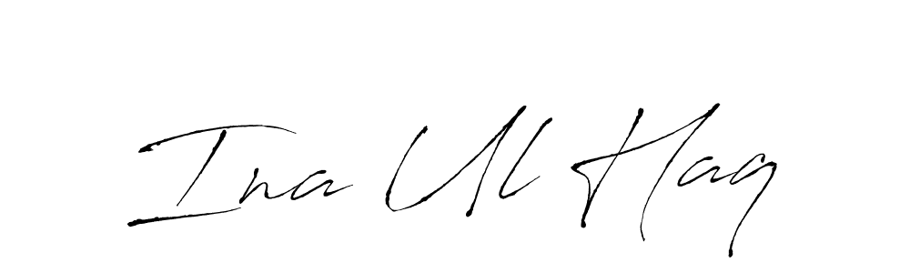 Best and Professional Signature Style for Ina Ul Haq. Antro_Vectra Best Signature Style Collection. Ina Ul Haq signature style 6 images and pictures png