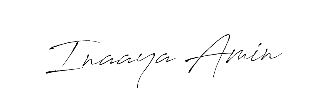 Make a beautiful signature design for name Inaaya Amin. Use this online signature maker to create a handwritten signature for free. Inaaya Amin signature style 6 images and pictures png