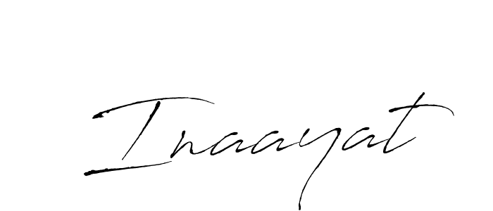 Make a beautiful signature design for name Inaayat. With this signature (Antro_Vectra) style, you can create a handwritten signature for free. Inaayat signature style 6 images and pictures png