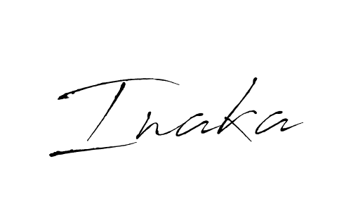 Inaka stylish signature style. Best Handwritten Sign (Antro_Vectra) for my name. Handwritten Signature Collection Ideas for my name Inaka. Inaka signature style 6 images and pictures png