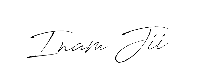 It looks lik you need a new signature style for name Inam Jii. Design unique handwritten (Antro_Vectra) signature with our free signature maker in just a few clicks. Inam Jii signature style 6 images and pictures png