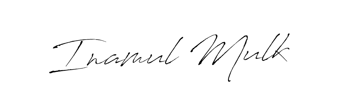 Design your own signature with our free online signature maker. With this signature software, you can create a handwritten (Antro_Vectra) signature for name Inamul Mulk. Inamul Mulk signature style 6 images and pictures png