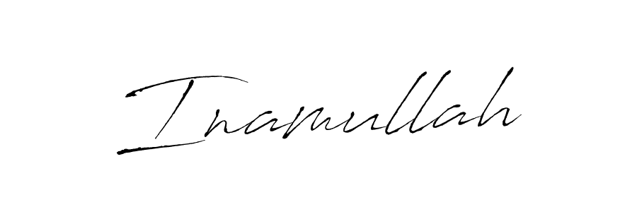 Make a beautiful signature design for name Inamullah. With this signature (Antro_Vectra) style, you can create a handwritten signature for free. Inamullah signature style 6 images and pictures png