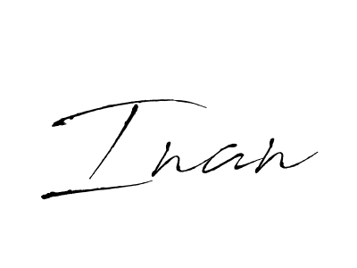 It looks lik you need a new signature style for name Inan. Design unique handwritten (Antro_Vectra) signature with our free signature maker in just a few clicks. Inan signature style 6 images and pictures png