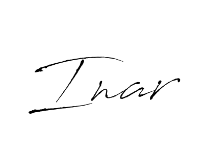 Create a beautiful signature design for name Inar. With this signature (Antro_Vectra) fonts, you can make a handwritten signature for free. Inar signature style 6 images and pictures png