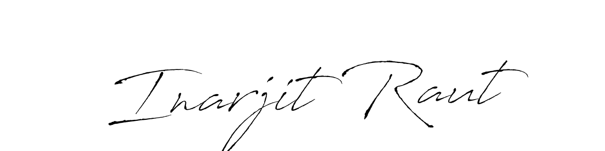 You should practise on your own different ways (Antro_Vectra) to write your name (Inarjit Raut) in signature. don't let someone else do it for you. Inarjit Raut signature style 6 images and pictures png