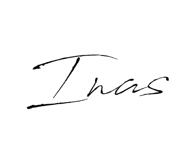 You should practise on your own different ways (Antro_Vectra) to write your name (Inas) in signature. don't let someone else do it for you. Inas signature style 6 images and pictures png