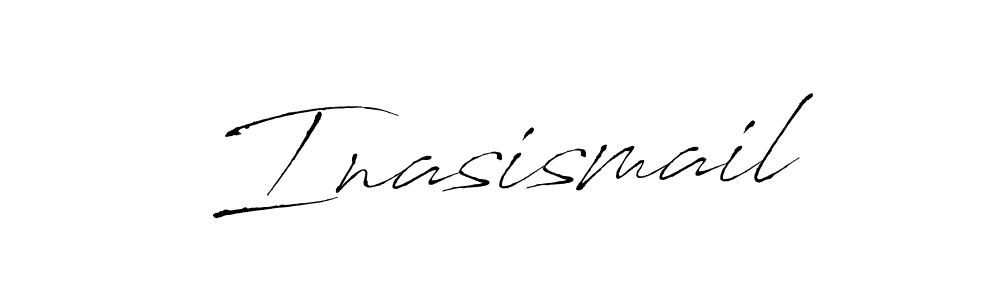 Antro_Vectra is a professional signature style that is perfect for those who want to add a touch of class to their signature. It is also a great choice for those who want to make their signature more unique. Get Inasismail name to fancy signature for free. Inasismail signature style 6 images and pictures png