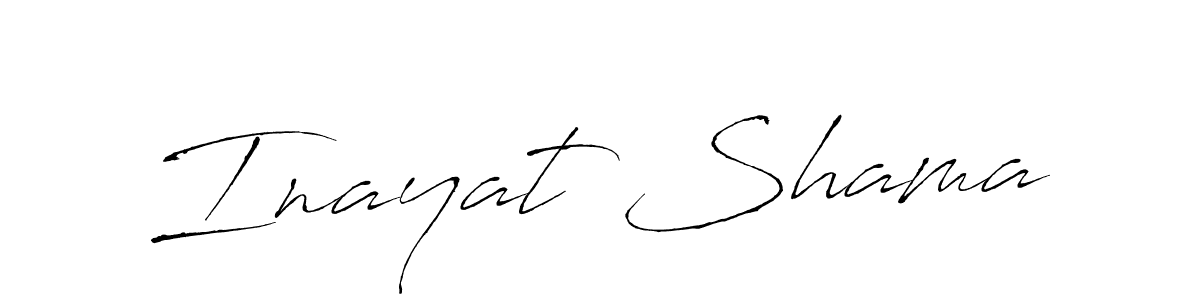 Make a beautiful signature design for name Inayat Shama. With this signature (Antro_Vectra) style, you can create a handwritten signature for free. Inayat Shama signature style 6 images and pictures png