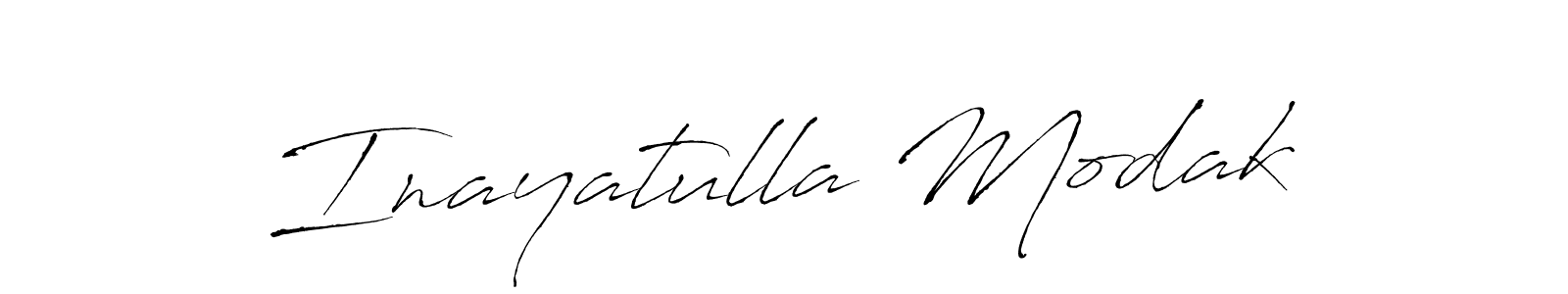 Design your own signature with our free online signature maker. With this signature software, you can create a handwritten (Antro_Vectra) signature for name Inayatulla Modak. Inayatulla Modak signature style 6 images and pictures png