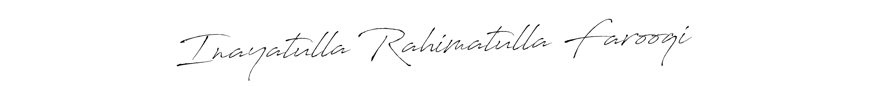 Design your own signature with our free online signature maker. With this signature software, you can create a handwritten (Antro_Vectra) signature for name Inayatulla Rahimatulla Farooqi. Inayatulla Rahimatulla Farooqi signature style 6 images and pictures png