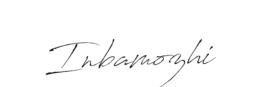 Make a beautiful signature design for name Inbamozhi. With this signature (Antro_Vectra) style, you can create a handwritten signature for free. Inbamozhi signature style 6 images and pictures png