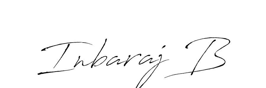 You should practise on your own different ways (Antro_Vectra) to write your name (Inbaraj B) in signature. don't let someone else do it for you. Inbaraj B signature style 6 images and pictures png