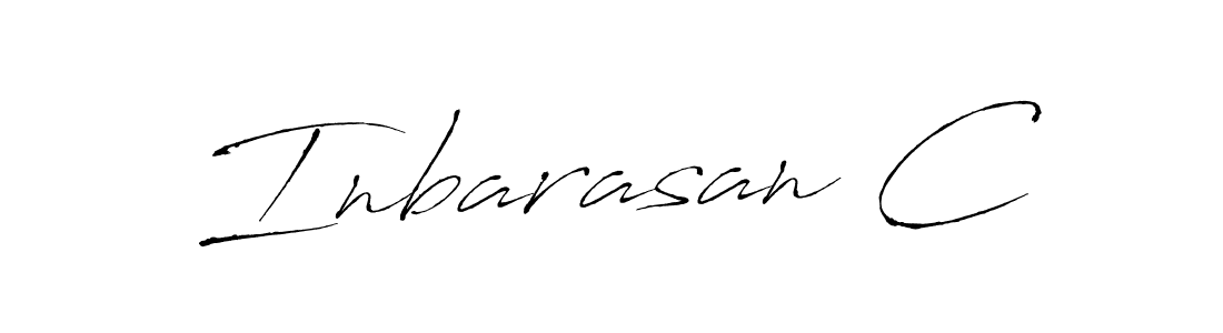 Make a beautiful signature design for name Inbarasan C. With this signature (Antro_Vectra) style, you can create a handwritten signature for free. Inbarasan C signature style 6 images and pictures png