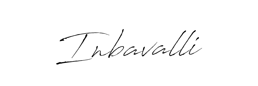 You should practise on your own different ways (Antro_Vectra) to write your name (Inbavalli) in signature. don't let someone else do it for you. Inbavalli signature style 6 images and pictures png