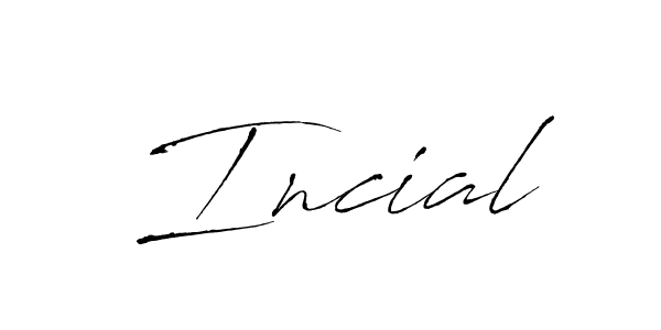 Similarly Antro_Vectra is the best handwritten signature design. Signature creator online .You can use it as an online autograph creator for name Incial. Incial signature style 6 images and pictures png