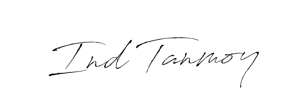 Antro_Vectra is a professional signature style that is perfect for those who want to add a touch of class to their signature. It is also a great choice for those who want to make their signature more unique. Get Ind Tanmoy name to fancy signature for free. Ind Tanmoy signature style 6 images and pictures png