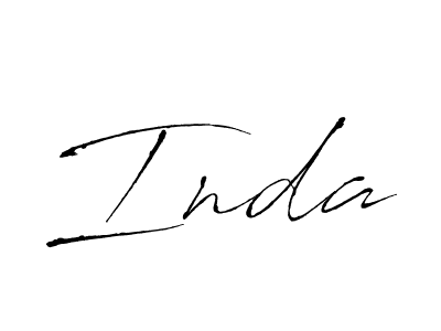 Similarly Antro_Vectra is the best handwritten signature design. Signature creator online .You can use it as an online autograph creator for name Inda. Inda signature style 6 images and pictures png