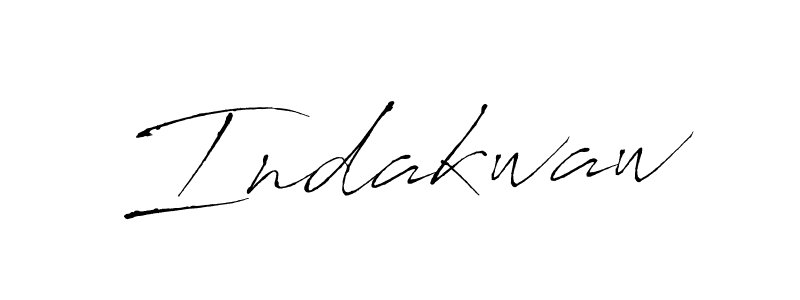 Design your own signature with our free online signature maker. With this signature software, you can create a handwritten (Antro_Vectra) signature for name Indakwaw. Indakwaw signature style 6 images and pictures png