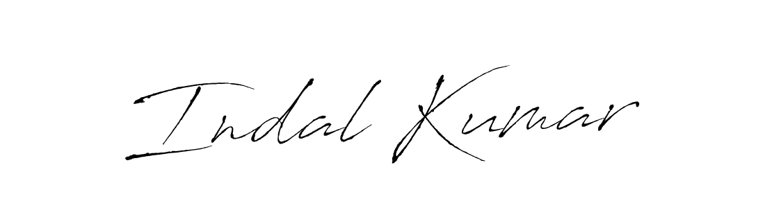 Indal Kumar stylish signature style. Best Handwritten Sign (Antro_Vectra) for my name. Handwritten Signature Collection Ideas for my name Indal Kumar. Indal Kumar signature style 6 images and pictures png