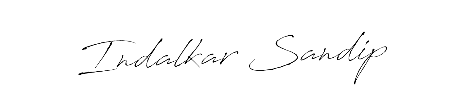 Create a beautiful signature design for name Indalkar Sandip. With this signature (Antro_Vectra) fonts, you can make a handwritten signature for free. Indalkar Sandip signature style 6 images and pictures png