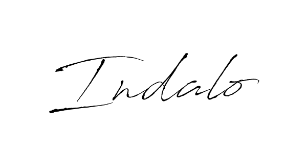 Design your own signature with our free online signature maker. With this signature software, you can create a handwritten (Antro_Vectra) signature for name Indalo. Indalo signature style 6 images and pictures png