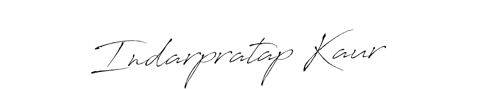 The best way (Antro_Vectra) to make a short signature is to pick only two or three words in your name. The name Indarpratap Kaur include a total of six letters. For converting this name. Indarpratap Kaur signature style 6 images and pictures png