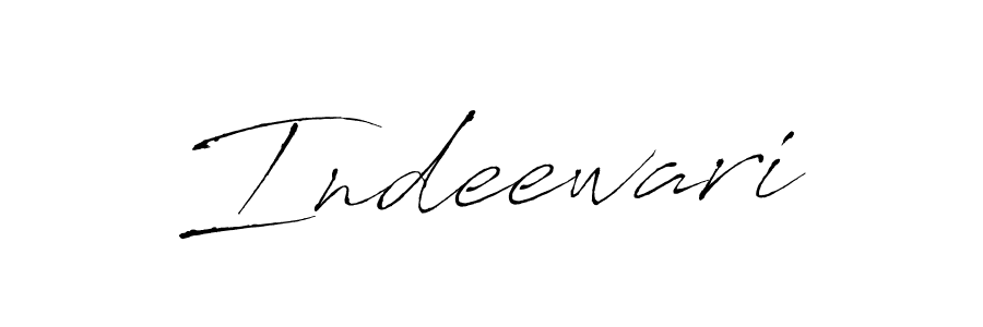 Make a beautiful signature design for name Indeewari. With this signature (Antro_Vectra) style, you can create a handwritten signature for free. Indeewari signature style 6 images and pictures png