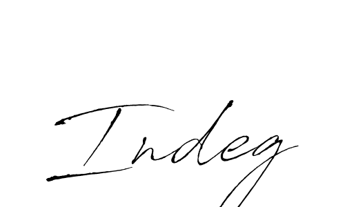 Create a beautiful signature design for name Indeg. With this signature (Antro_Vectra) fonts, you can make a handwritten signature for free. Indeg signature style 6 images and pictures png