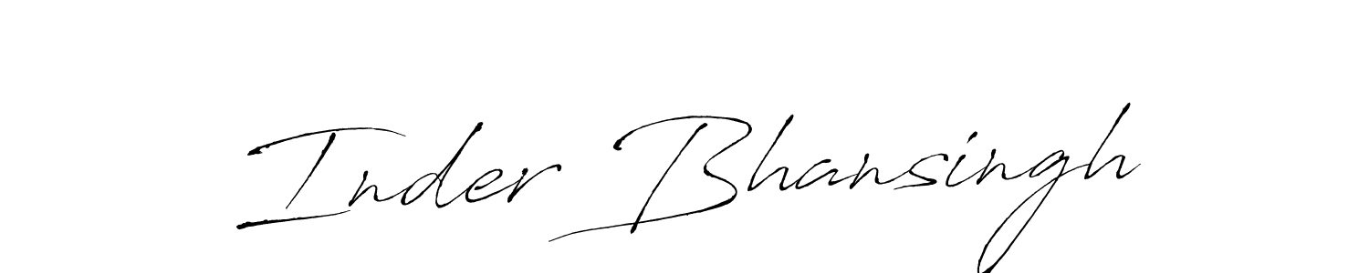 It looks lik you need a new signature style for name Inder Bhansingh. Design unique handwritten (Antro_Vectra) signature with our free signature maker in just a few clicks. Inder Bhansingh signature style 6 images and pictures png
